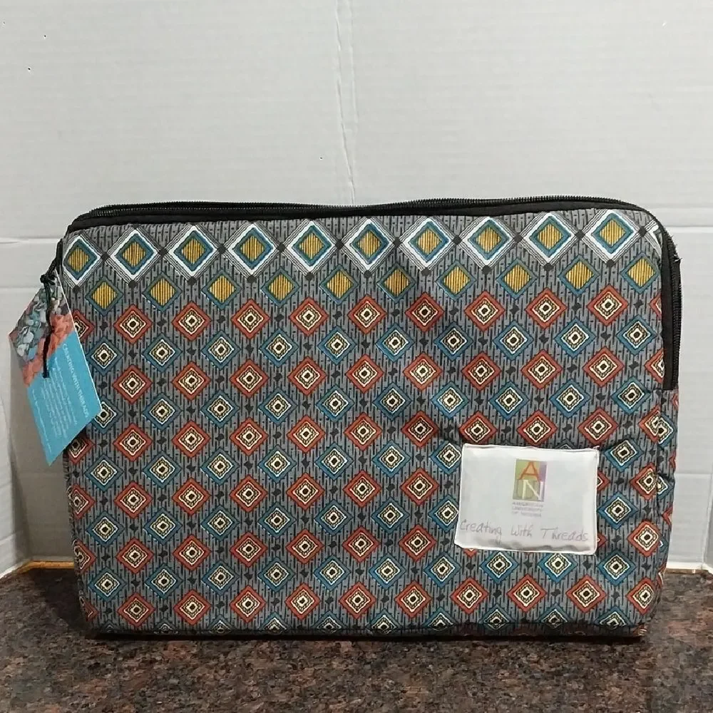 Geometric Patterned Laptop Sleeve...New